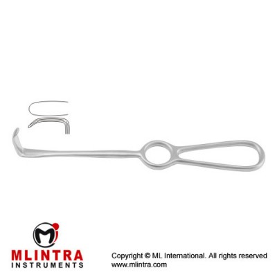 Langenbeck Retractor Stainless Steel, 22.5 cm - 8 3/4" Blade Size 30 x 11 mm Langenbeck Retractor Stainless Steel, 22.5 cm - 8 3/4" Blade Size 30 x 11 mm